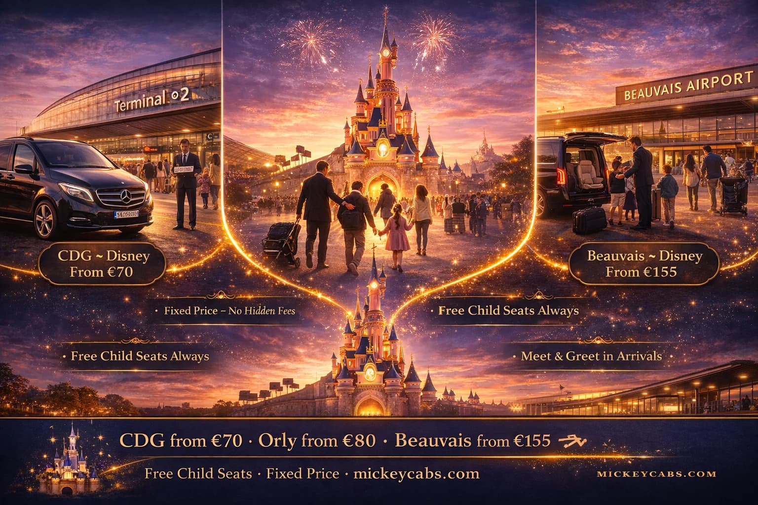 Disneyland Paris Airport Transfer Prices Guide