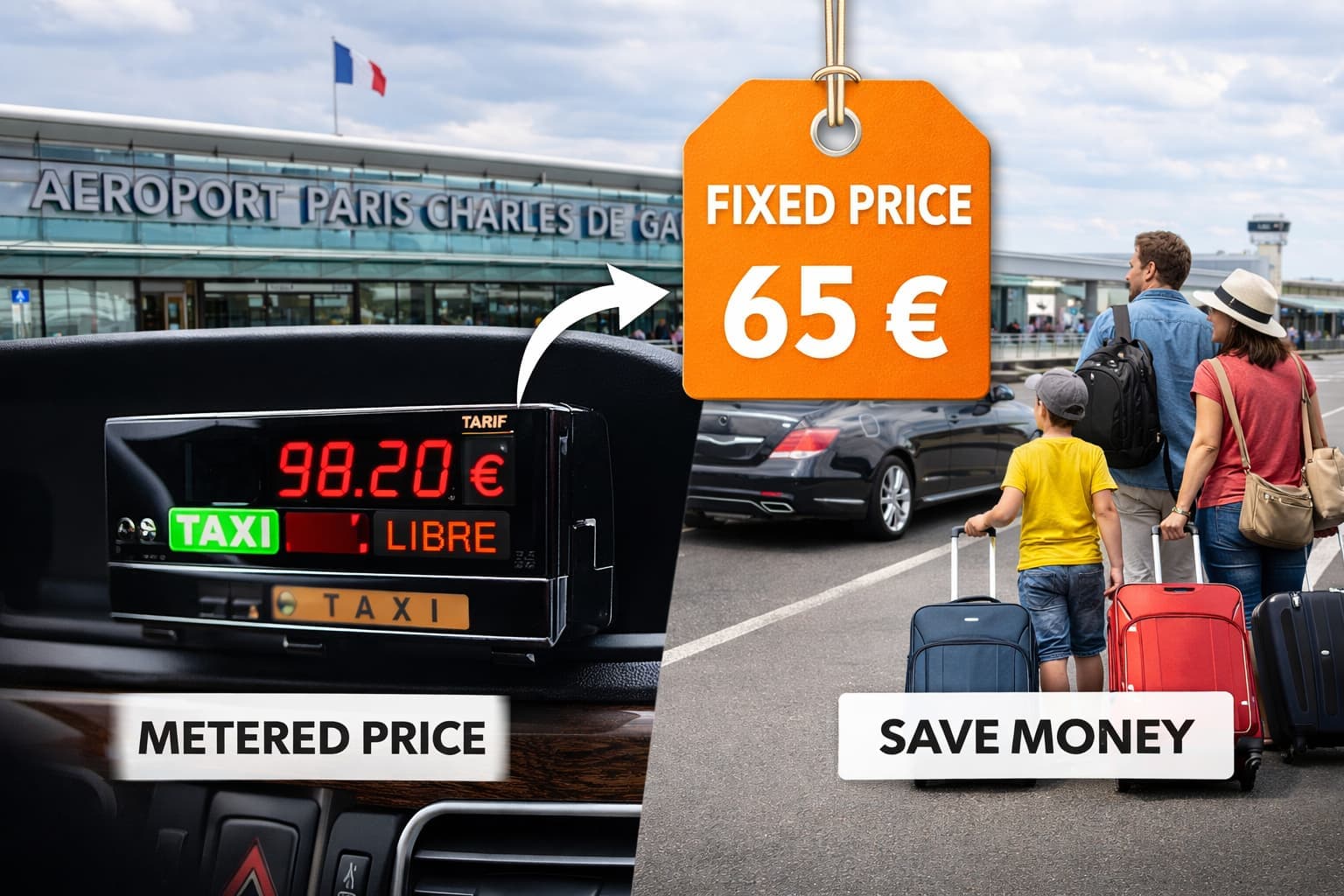 Combien Coûte un Taxi de CDG à Disneyland Paris ? (Prix 2026)