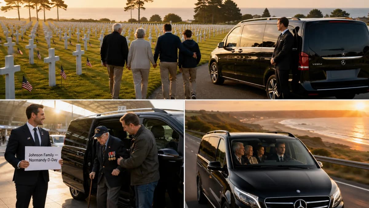 D-Day Normandie 2026 : Transfert Privé depuis Paris pour les Visiteurs
