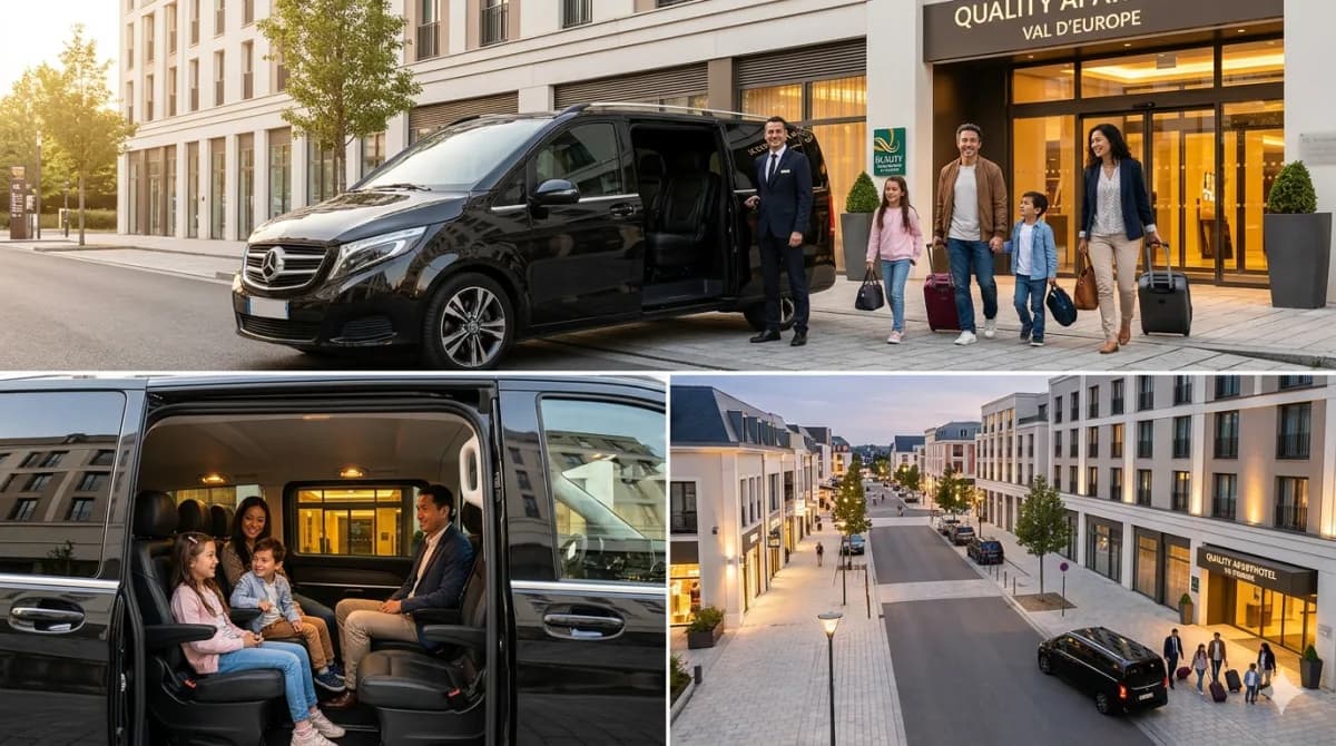 Quality Aparthotel Val d'Europe : Guide Complet Transfert Aéroport & Hôtel