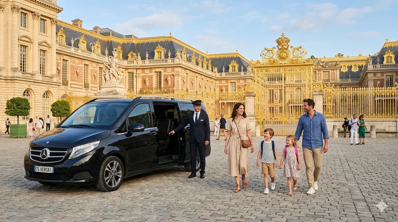 Palazzo di Versailles da Disneyland Parigi — Autista Privato e Van